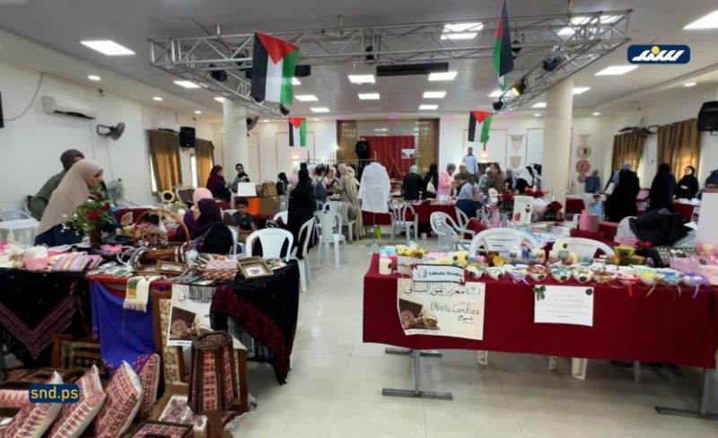 جنين.. معرض محلي لمنتجات يدوية نسائية