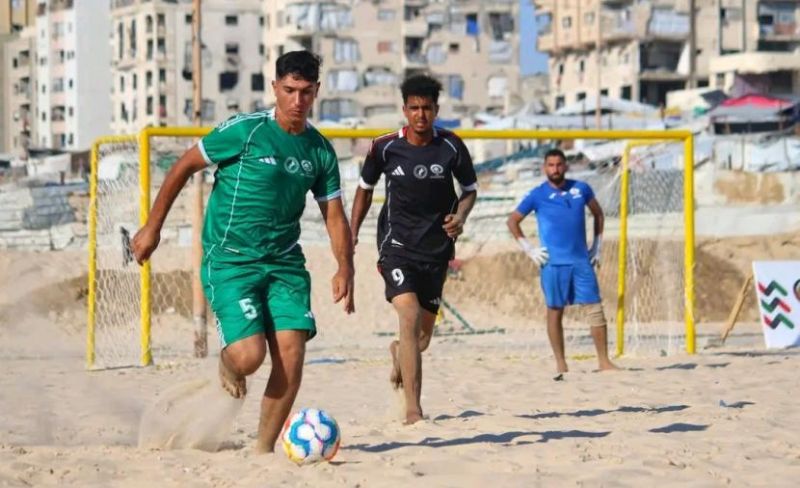 مباريات اليوم في البطولة الشاطئية بغزة