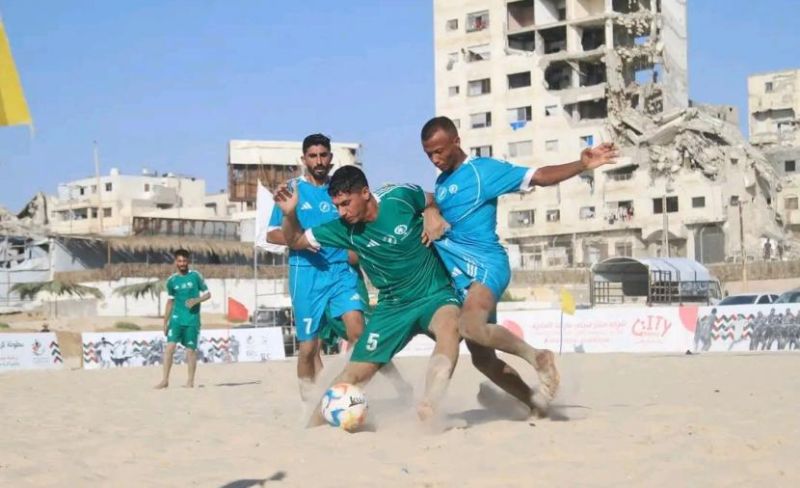 الصداقة ونماء إلى نهائي البطولة الشاطئية بغزة