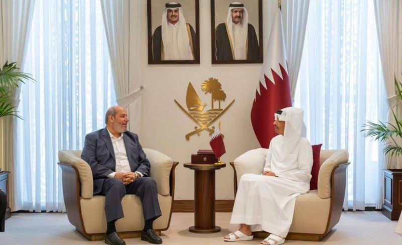 لقاء يجمع رئيس الوزراء القطري والحية لبحث التطورات بغزة