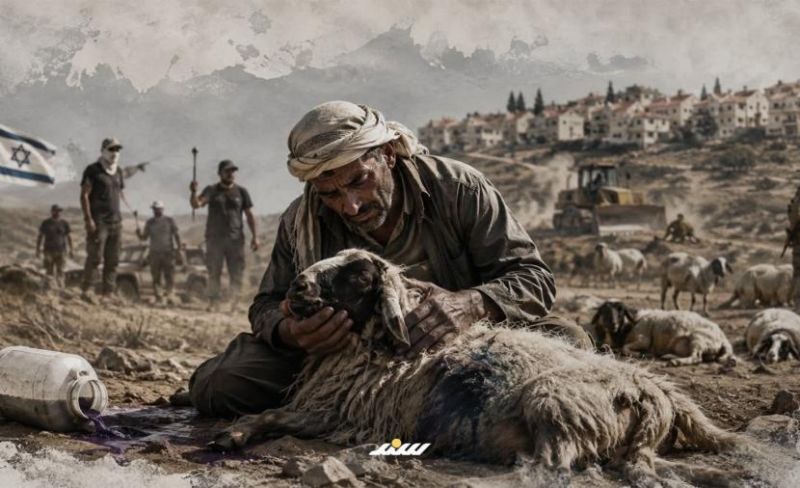 السطو على المواشي.. حرب غير معلنة عنوانها تهجير الرعاة الفلسطينيين بالضفة