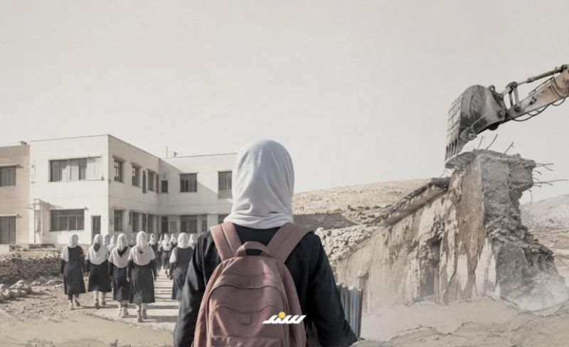 مدرسة "زيف" بالخليل تواجه الهدم.. مستقبل 251 طالبة تحت التهديد