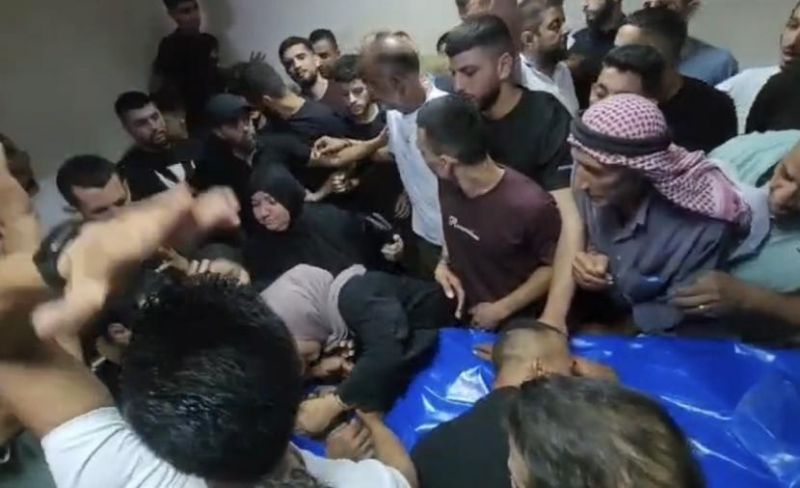 تشييع الشهيد علاء صبيح في تياسير بطوباس