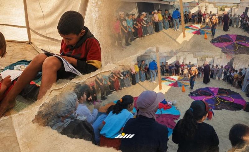 المخيمات الصيفية في غزة.. بين محاولات الترفيه واستدراك الدراسة