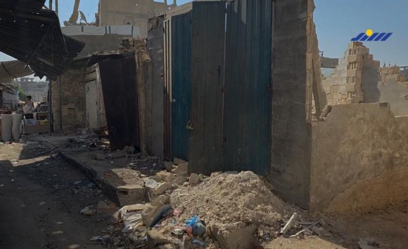 أعمال تأهيل تعيد الحياة لسوق الحبوب التاريخي في خانيونس