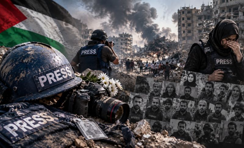 262 صحفيا استشهدوا في قطاع غزة