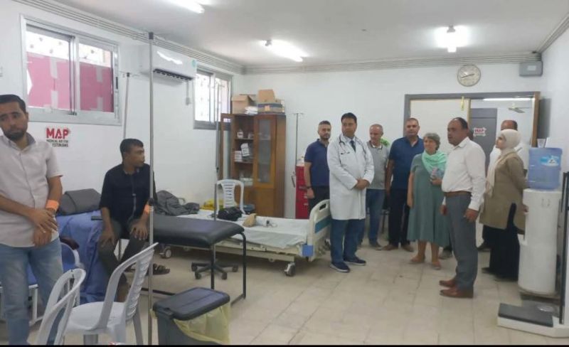 أبو سلمية يضع وفد " أوتشا " أمام واقع القطاع الصحي بغزة