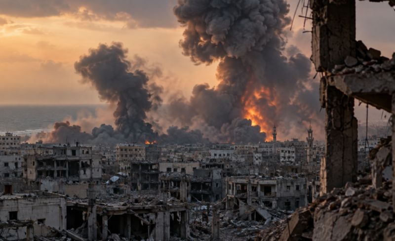 "غزة تحت القصف".. 14 خرقا إسرائيليا جديدا للهدنة