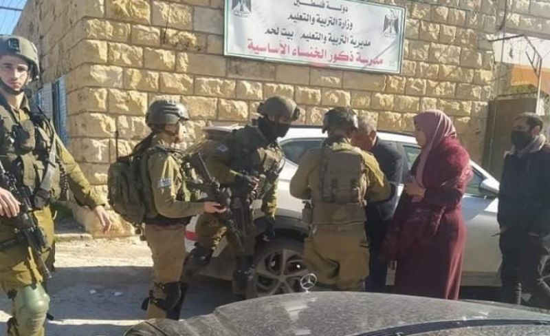الاحتلال يقتحم مدرستين في تقوع ويهدد بإغلاقهما