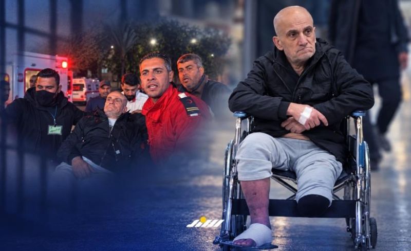 عجزٌ ووجعُ نزوح.. أوجاع مسنّ غزي عاد من سجون الاحتلال بقدم مبتورة