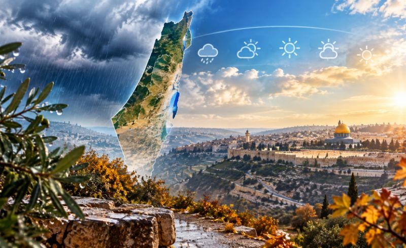 طقس فلسطين خلال 4 أيام قادمة