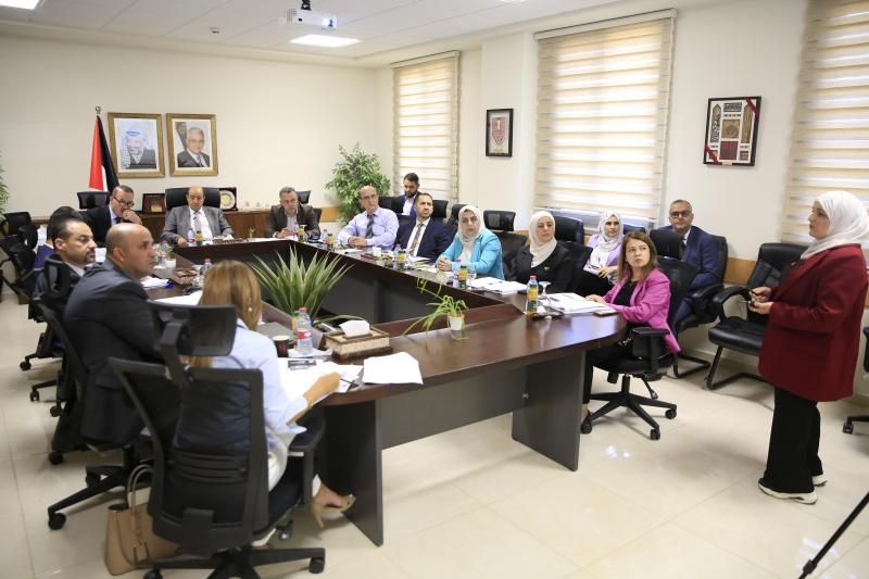 مجلس إدارة المدرسة الوطنية الفلسطينية للإدارة يعقد جلسته الثانية لعام 2026