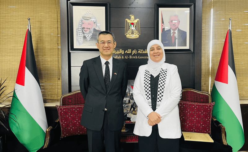 غنام تبحث مع السفير الصيني آخر المستجدات السياسية والميدانية وتداعيات تصاعد العدوان