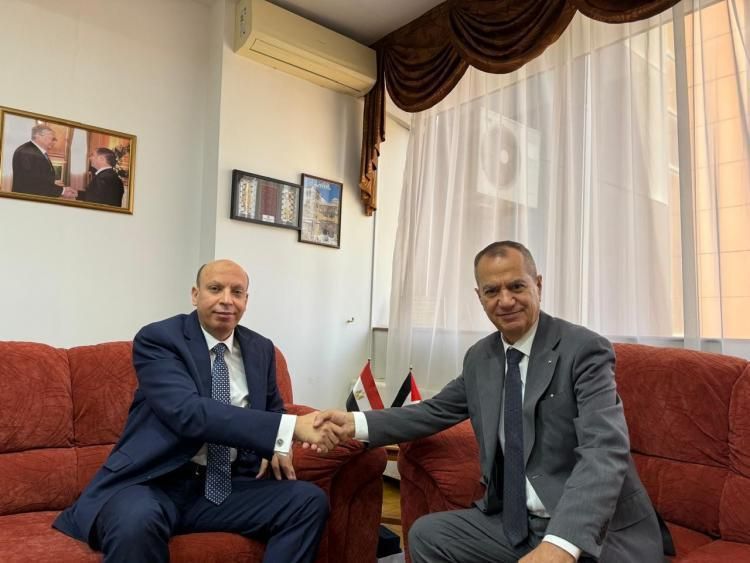 السفير أبوزيد يستقبل نظيره المصري الجديد في كازاخستان لبحث تعزيز التنسيق والتعاون