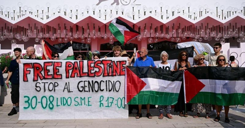 200 فنان عالمي يطالبون مهرجان فينيسيا بوقفات جادة دعما لفلسطين