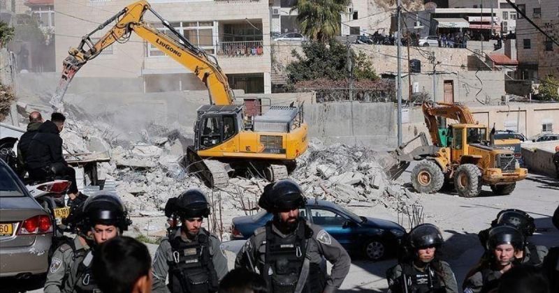 الاحتلال يهدم منزلا في قرية الديوك التحتا غرب أريحا
