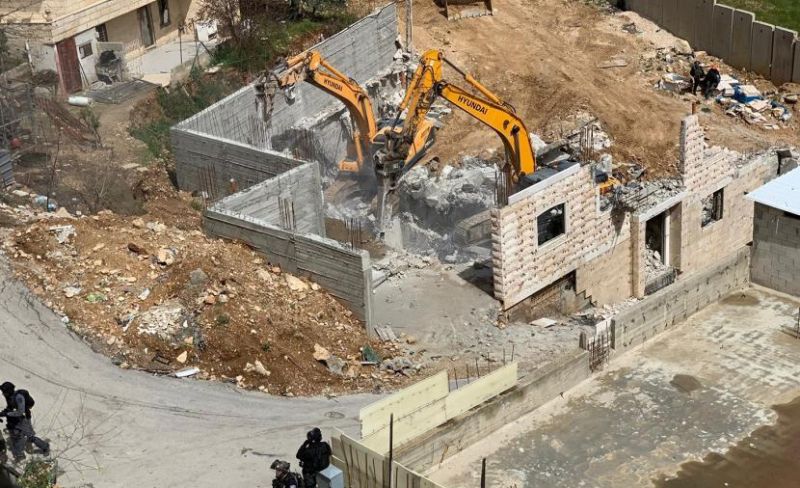 مركز: الاحتلال هدم 137 منزلاً بالضفة منذ بدء 2026
